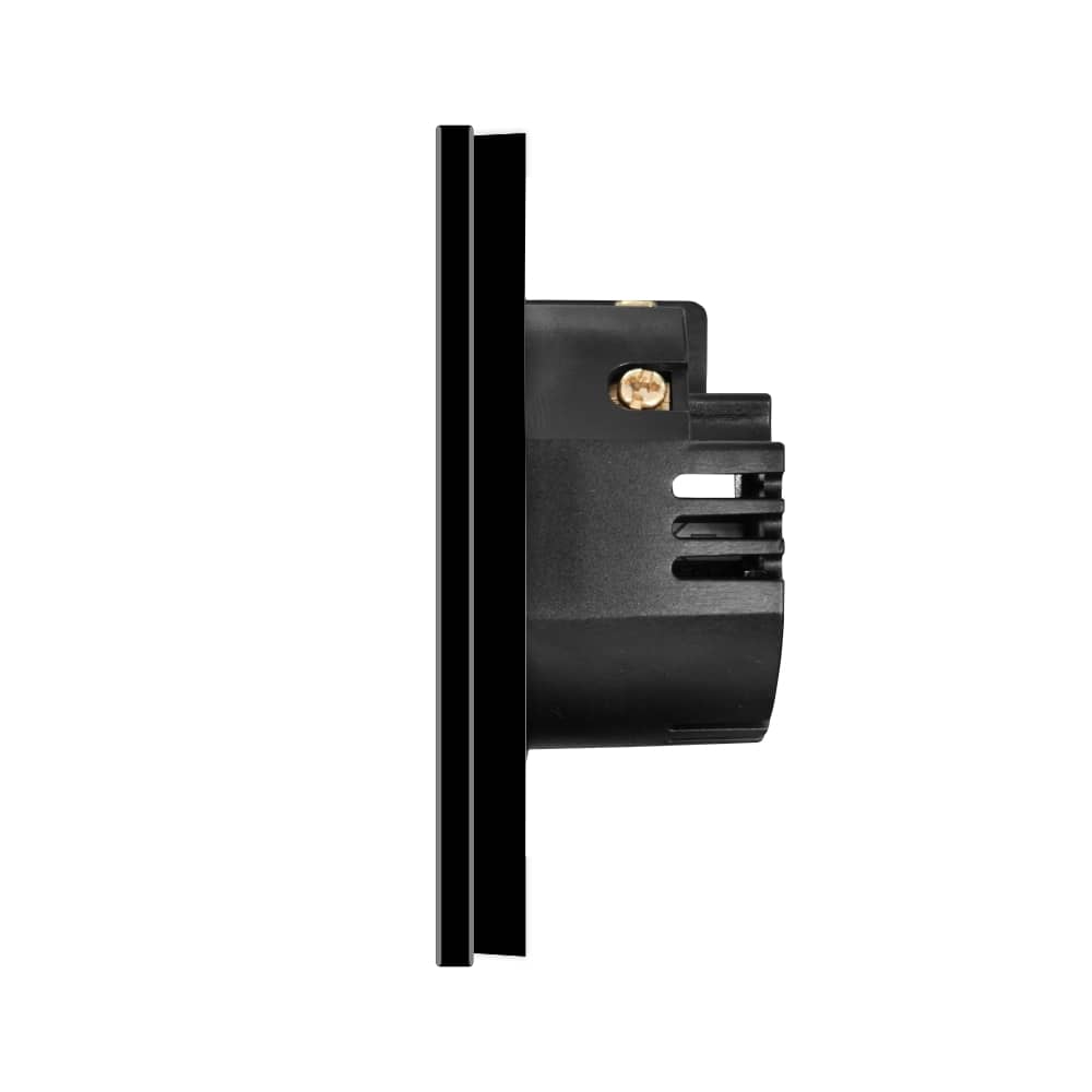 Intrerupator Simplu cu Variator cu Touch din Sticla si Rama de Aluminiu LUXION, protocol Zigbee — imaginea 3