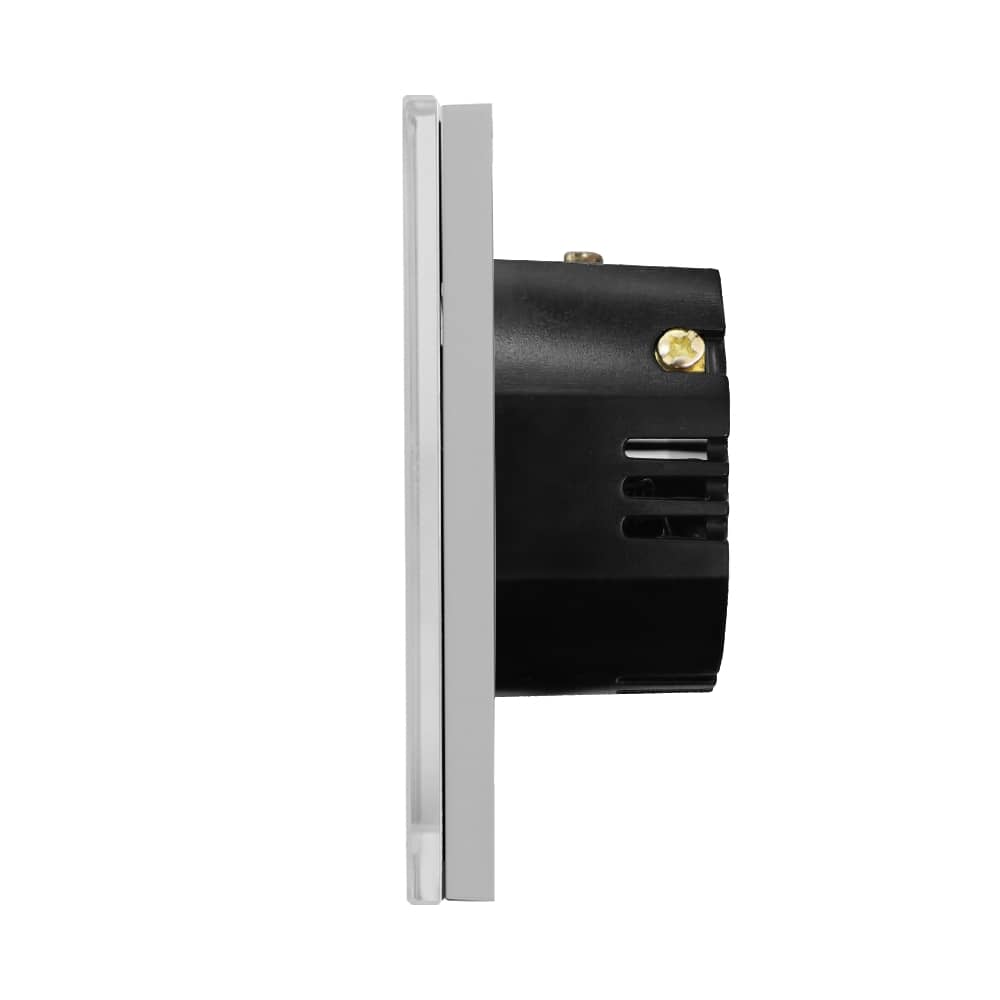 Intrerupator Simplu Cap Scara/Cruce cu Touch din Sticla LUXION, Serie A — imaginea 3