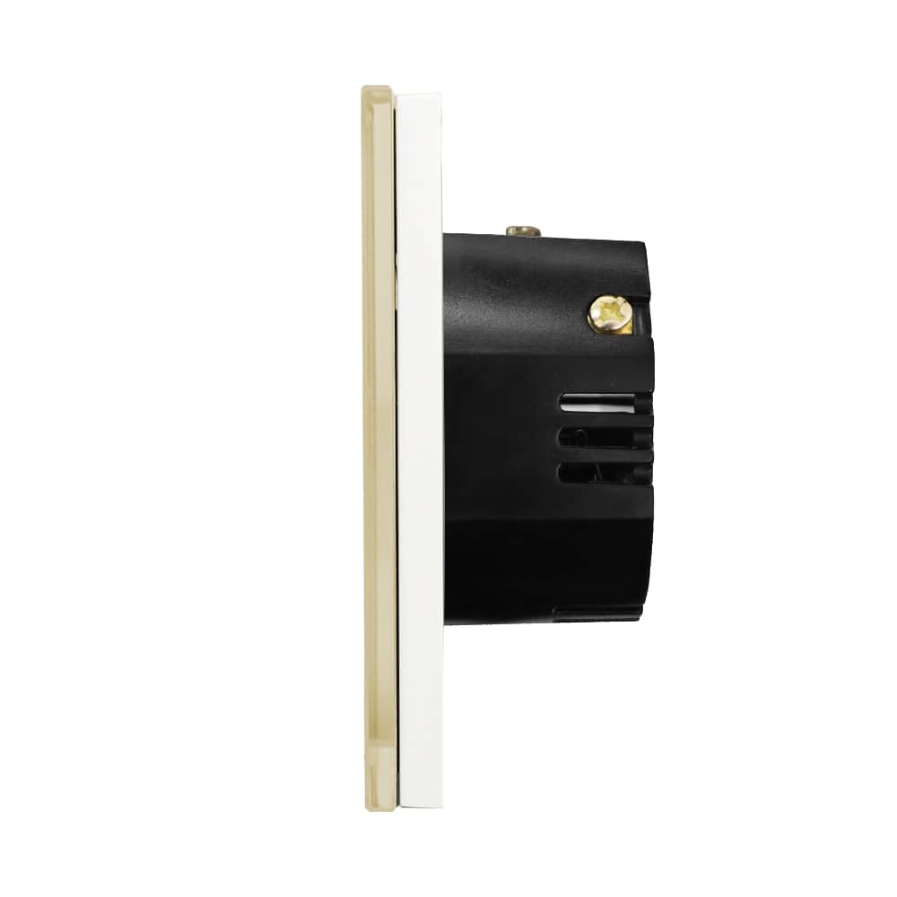 Intrerupator Simplu Cap Scara/Cruce cu Touch din Sticla LUXION, Serie A — imaginea 3
