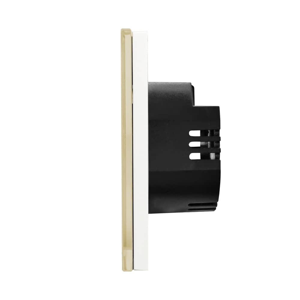 Intrerupator Dublu cu Variator si Touch din Sticla LUXION — imaginea 3