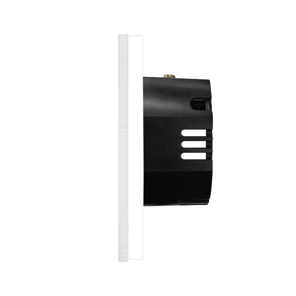Intrerupator Simplu cu Variator cu Touch din Sticla si Rama de Aluminiu LUXION, RF433 — imaginea 3