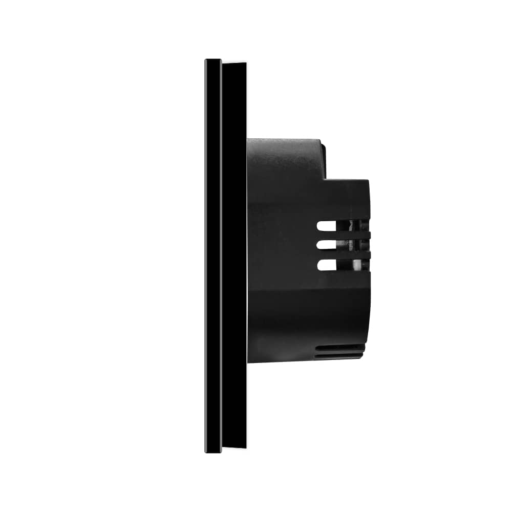 Intrerupator Simplu cu Variator cu Touch din Sticla si Rama de Aluminiu LUXION — imaginea 3