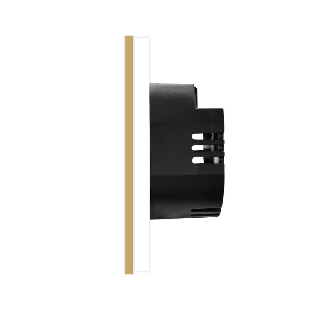 Intrerupator Simplu cu Variator cu Touch din Sticla si Rama de Aluminiu LUXION — imaginea 3
