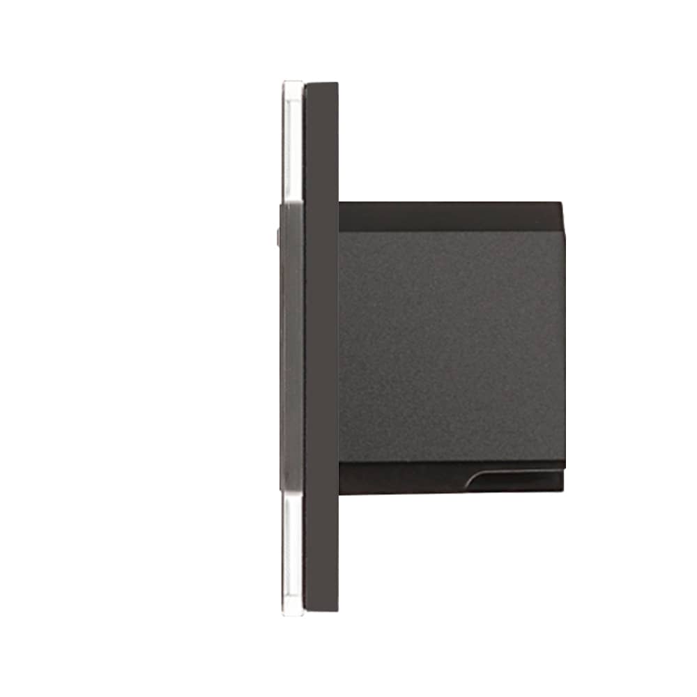 Priza Simpla Wi-Fi cu Monitorizare Consum, cu Rama din Sticla LUXION — imaginea 3