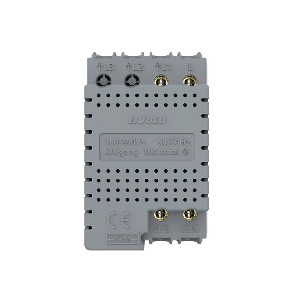 Modul Intrerupator Simplu Cap Scara / Cruce Wi-Fi cu Touch LIVOLO, standard italian – Serie Noua — imaginea 4