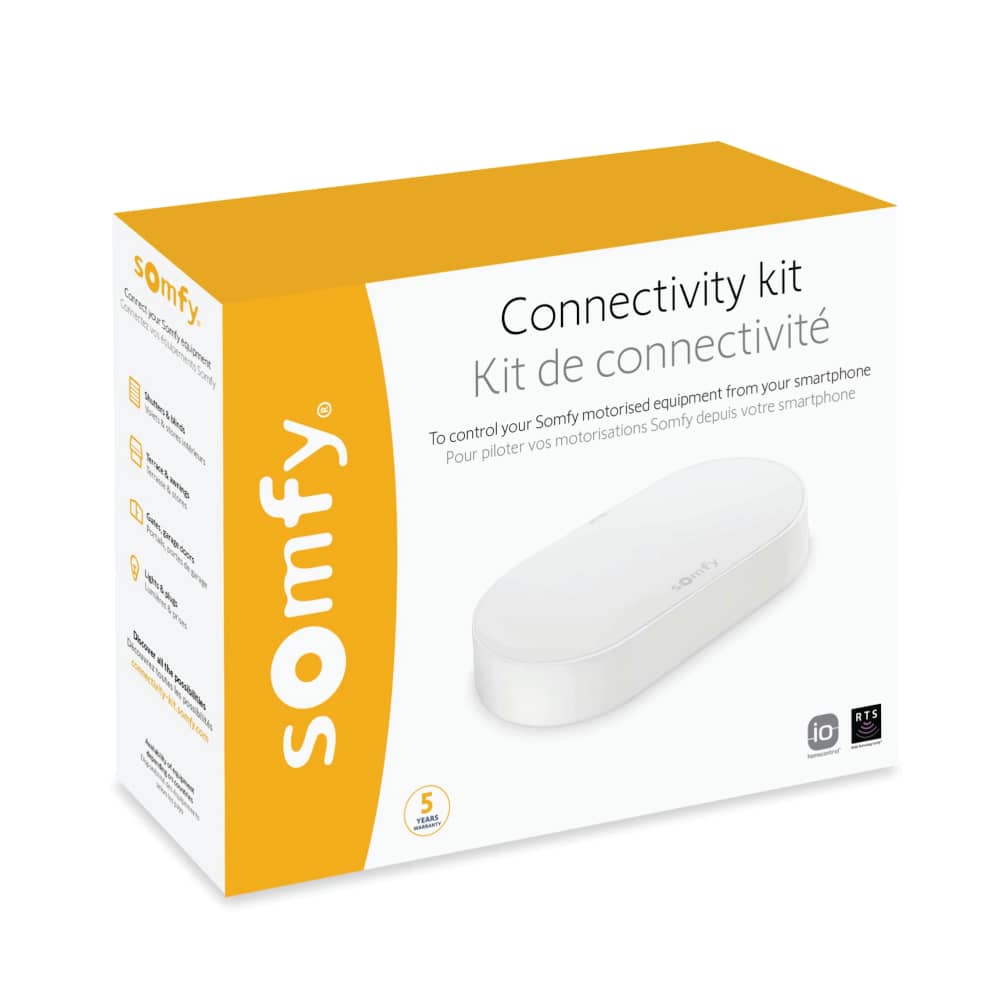 Kit Unitate de control inteligent Somfy Connectivity Kit pentru conectarea echipamentelor pentru locuinta, control vocal si aplicatie pe mobil — imaginea 4