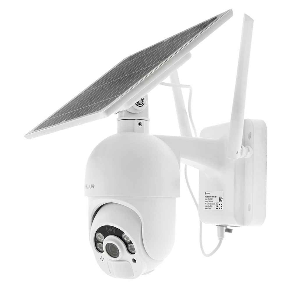 Camera smart cu incarcare solara Tellur, P&T, Wi-Fi, IR, Senzor miscare, 1080P — imaginea 1