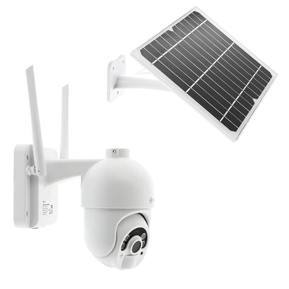 Camera smart cu incarcare solara Tellur, P&T, Wi-Fi, IR, Senzor miscare, 1080P — imaginea 4