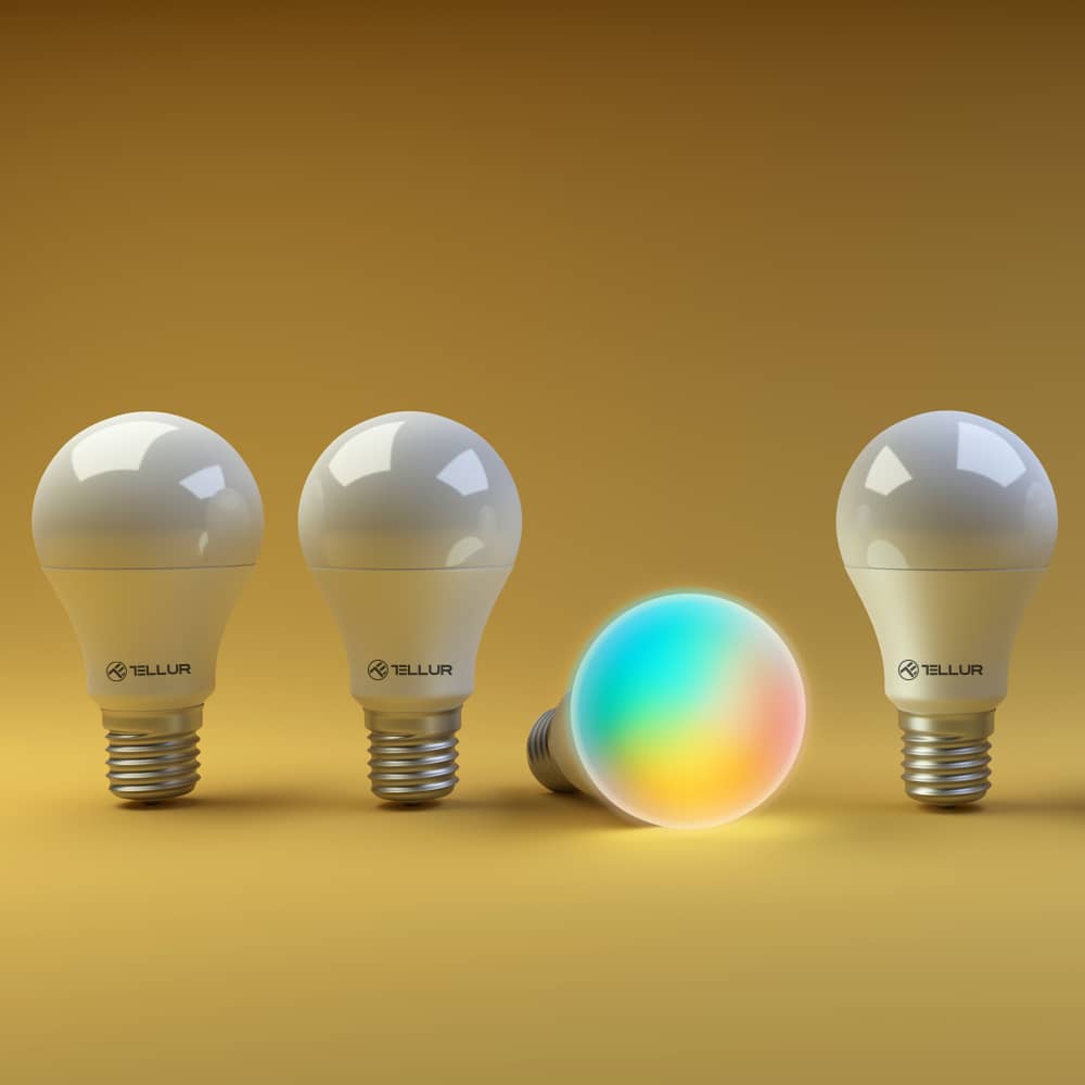 Bec inteligent LED Tellur, Wireless, E27, 10W, 1000lm — imaginea 3