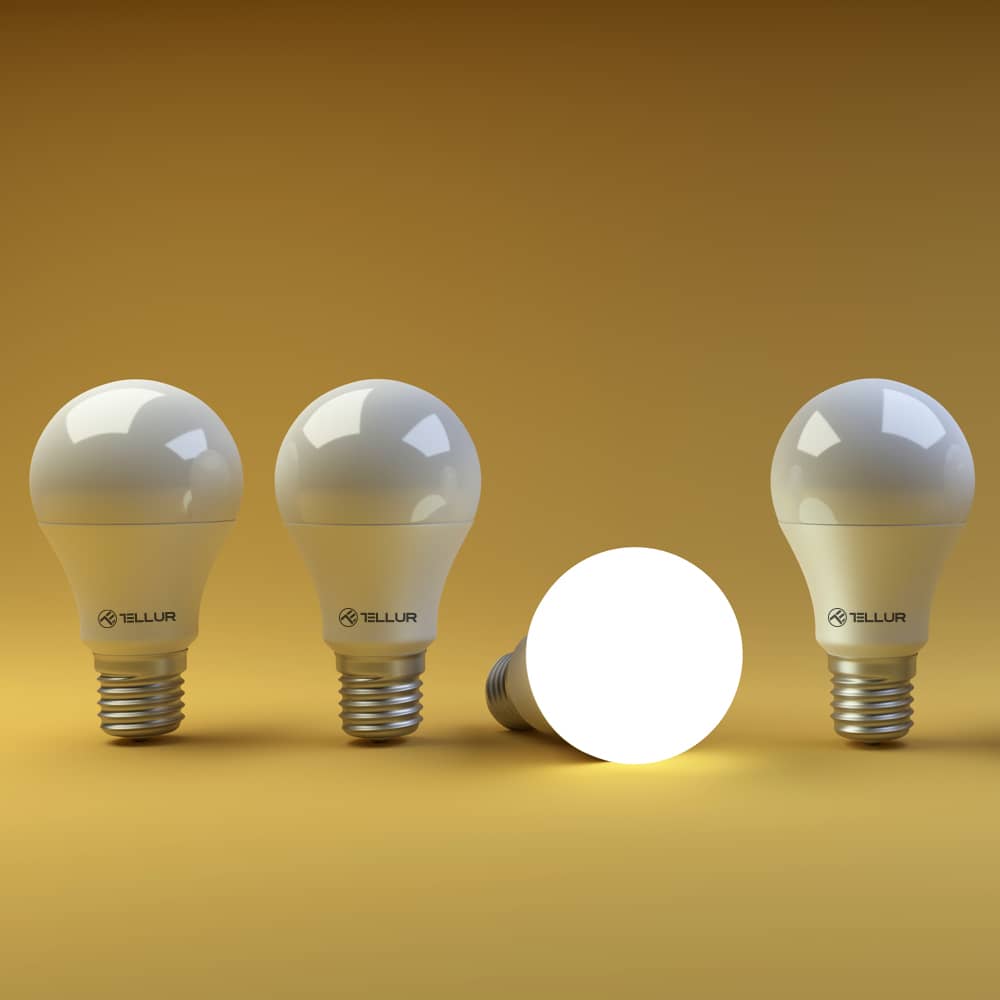 Bec inteligent LED Tellur, Wireless, E27, 10W, 1000lm — imaginea 2