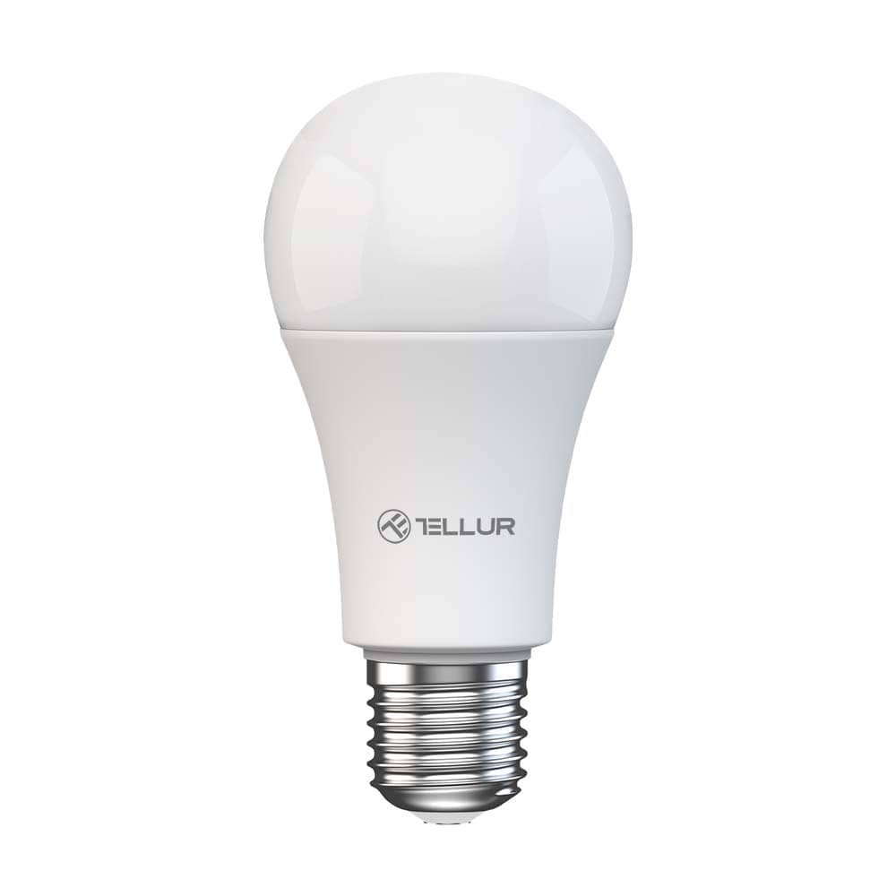 Bec LED RGB inteligent Tellur, Wi-Fi, Dimabil, E27, 9W, 820 lm — imaginea 2
