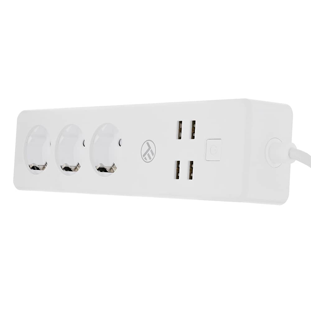 Prelungitor inteligent Tellur Wireless, 3 Prize, 4 x USB, 2200W, Cablu 1.8m — imaginea 2