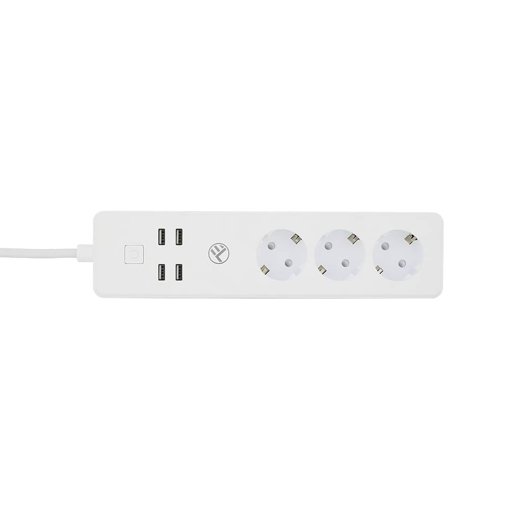 Prelungitor inteligent Tellur Wireless, 3 Prize, 4 x USB, 2200W, Cablu 1.8m — imaginea 3