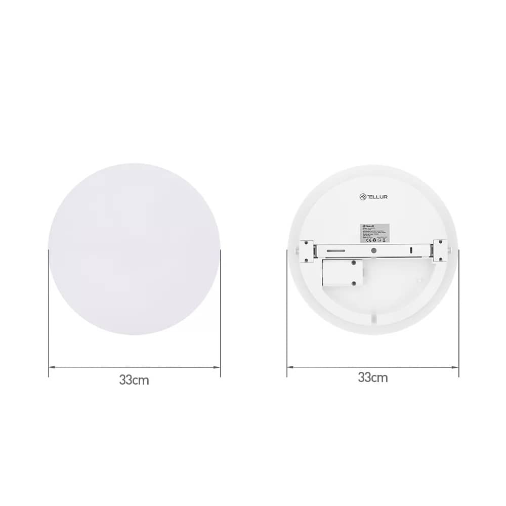 Plafoniera inteligenta LED Tellur, Wi-Fi, 24 W, Rotund, Lumina ajustabila — imaginea 4