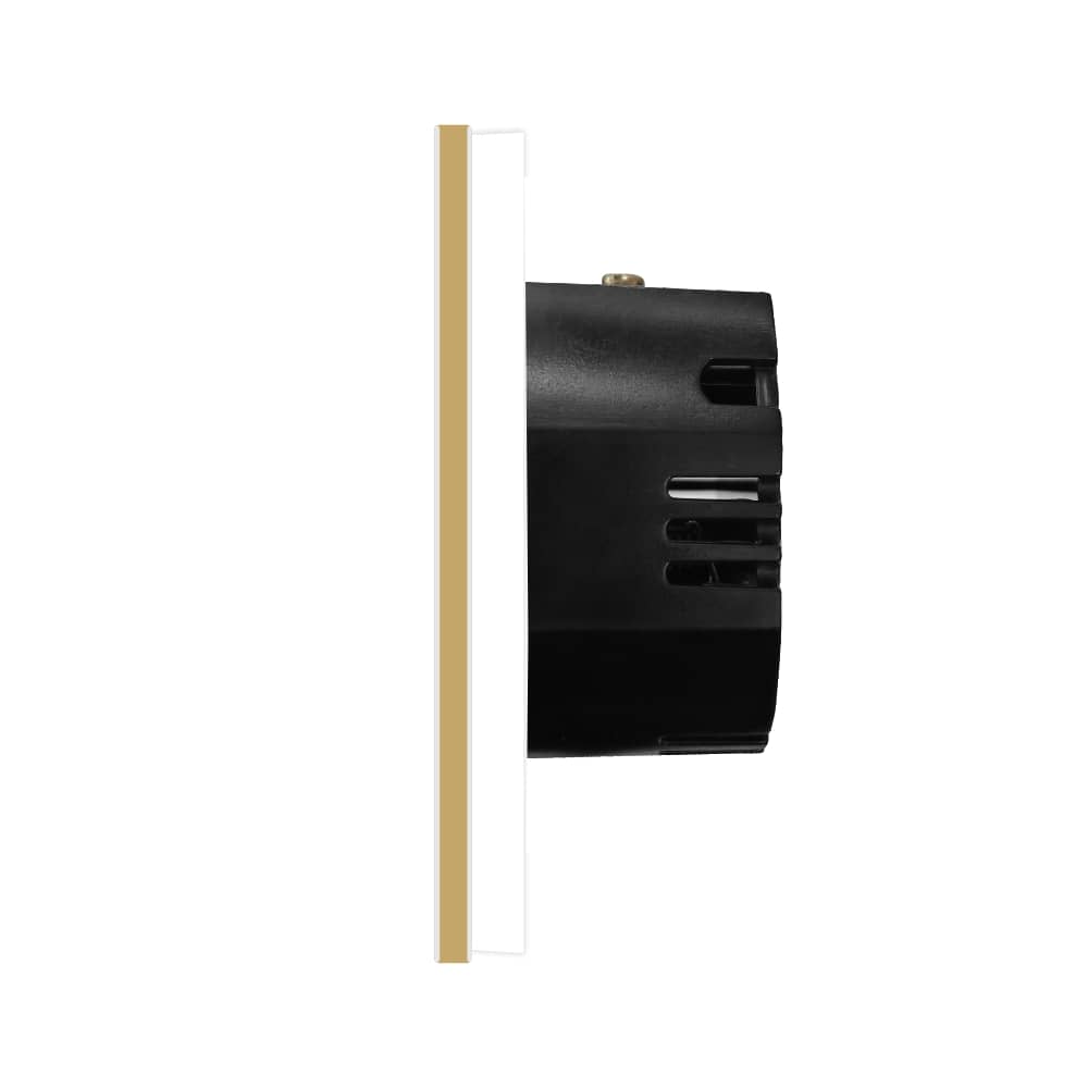 Intrerupator Triplu cu Touch din Sticla si Rama de Aluminiu LUXION, RF433 — imaginea 3