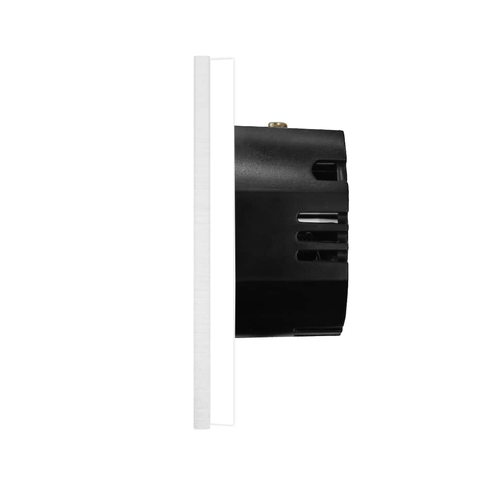 Intrerupator Triplu cu Touch din Sticla si Rama de Aluminiu LUXION, RF433 — imaginea 3