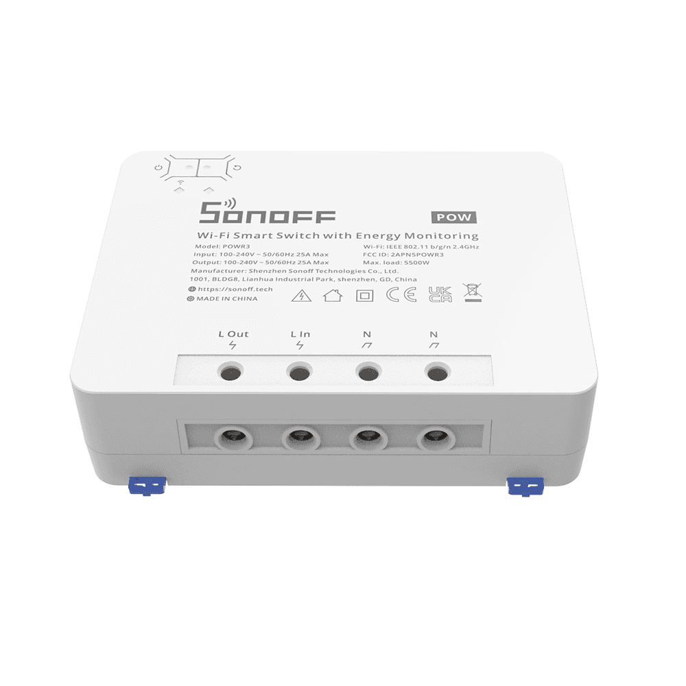 Releu Wi-Fi Sonoff Pow R3, Monitorizare consum electric, Control aplicatie & vocal — imaginea 3