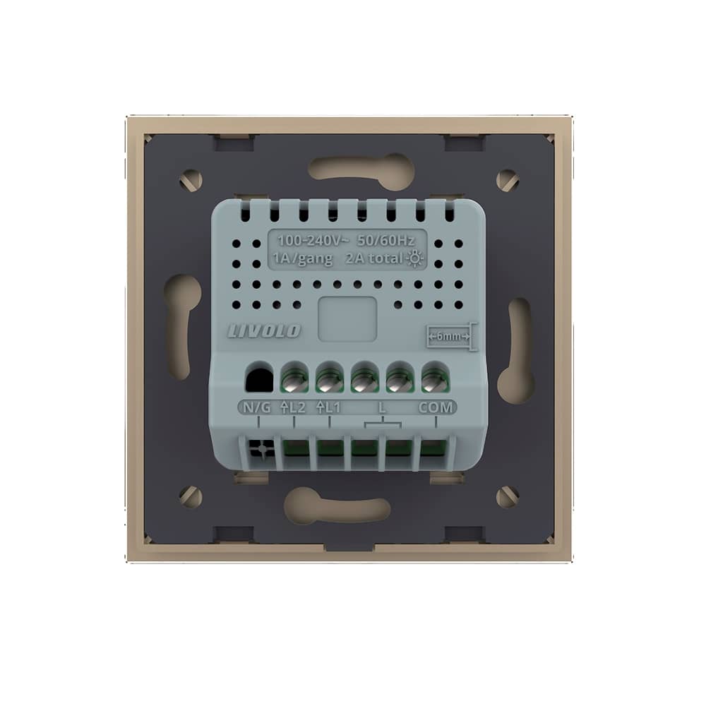 Intrerupator Dublu Cap Scara / Cruce Wireless cu Touch LIVOLO - Serie Noua — imaginea 4