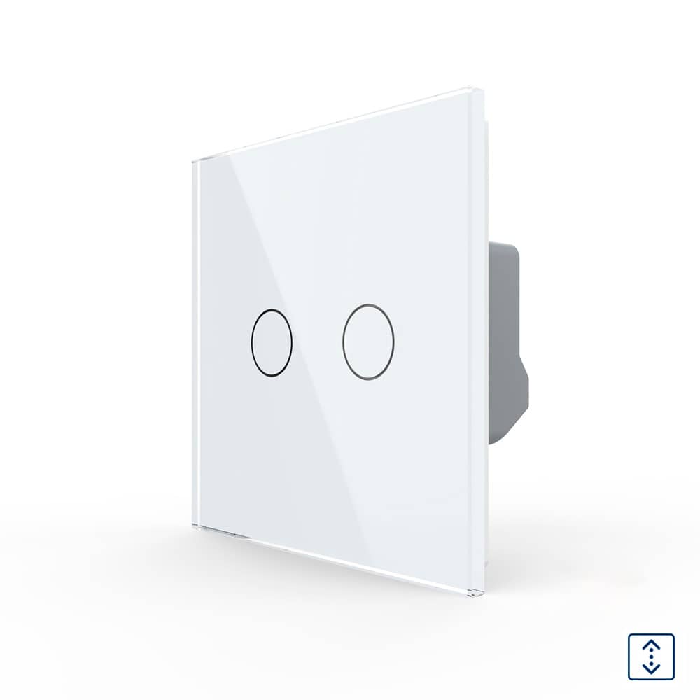 Intrerupator Draperie cu Touch LIVOLO din Sticla - Serie Noua
