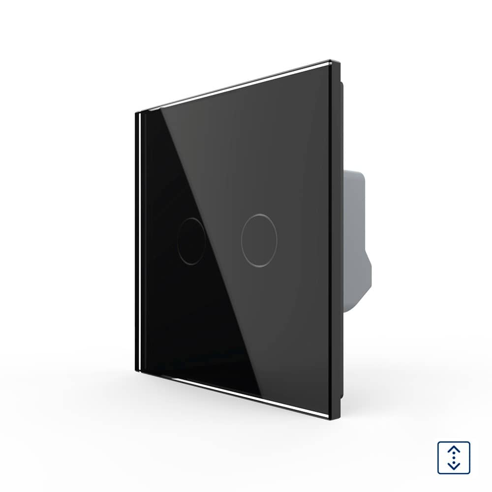 Intrerupator Draperie cu Touch LIVOLO din Sticla - Serie Noua
