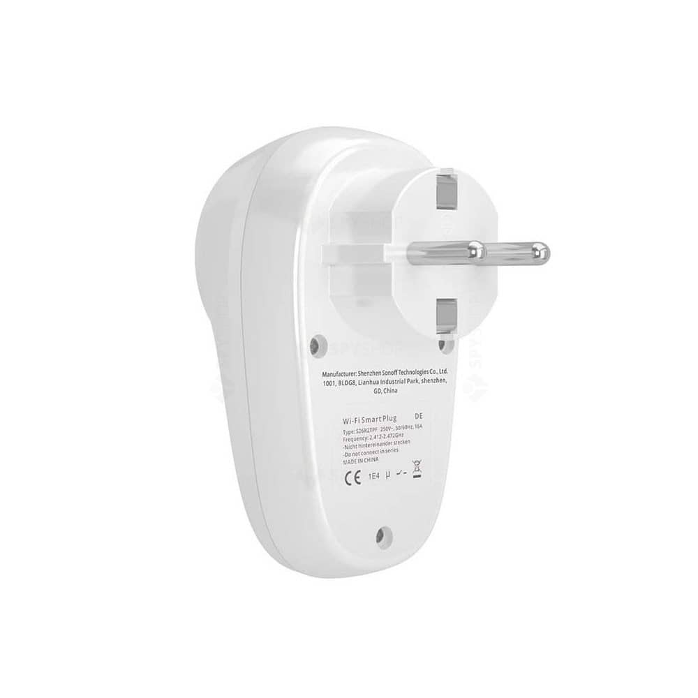 Priza inteligenta Sonoff S26R2TPF, Wi-Fi, 16A, Control aplicatie & vocal — imaginea 3