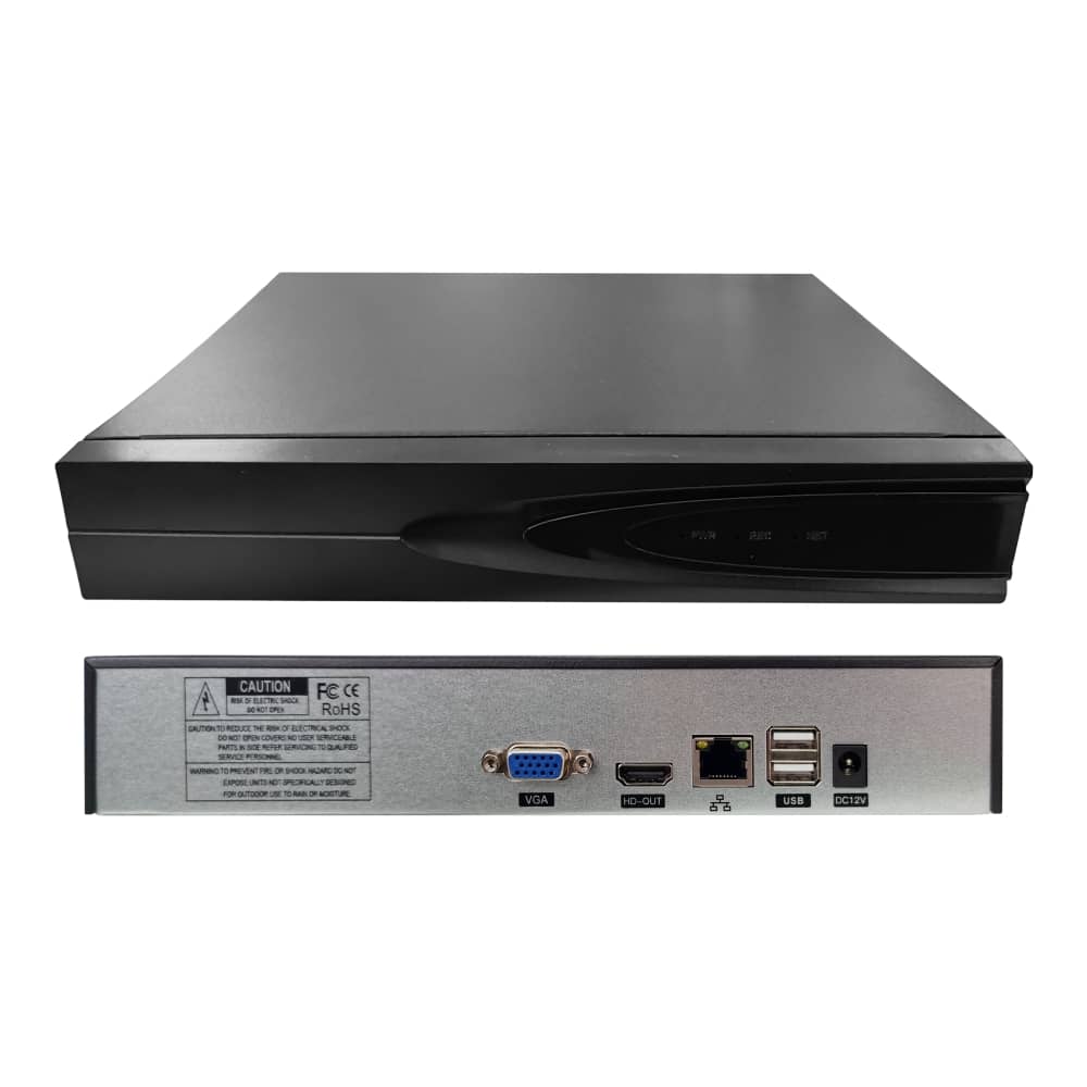 NVR cu 1 Canal Besnt BS-N08P, 1CH POE NVR, H.265, 1080P, 5MP — imaginea 1