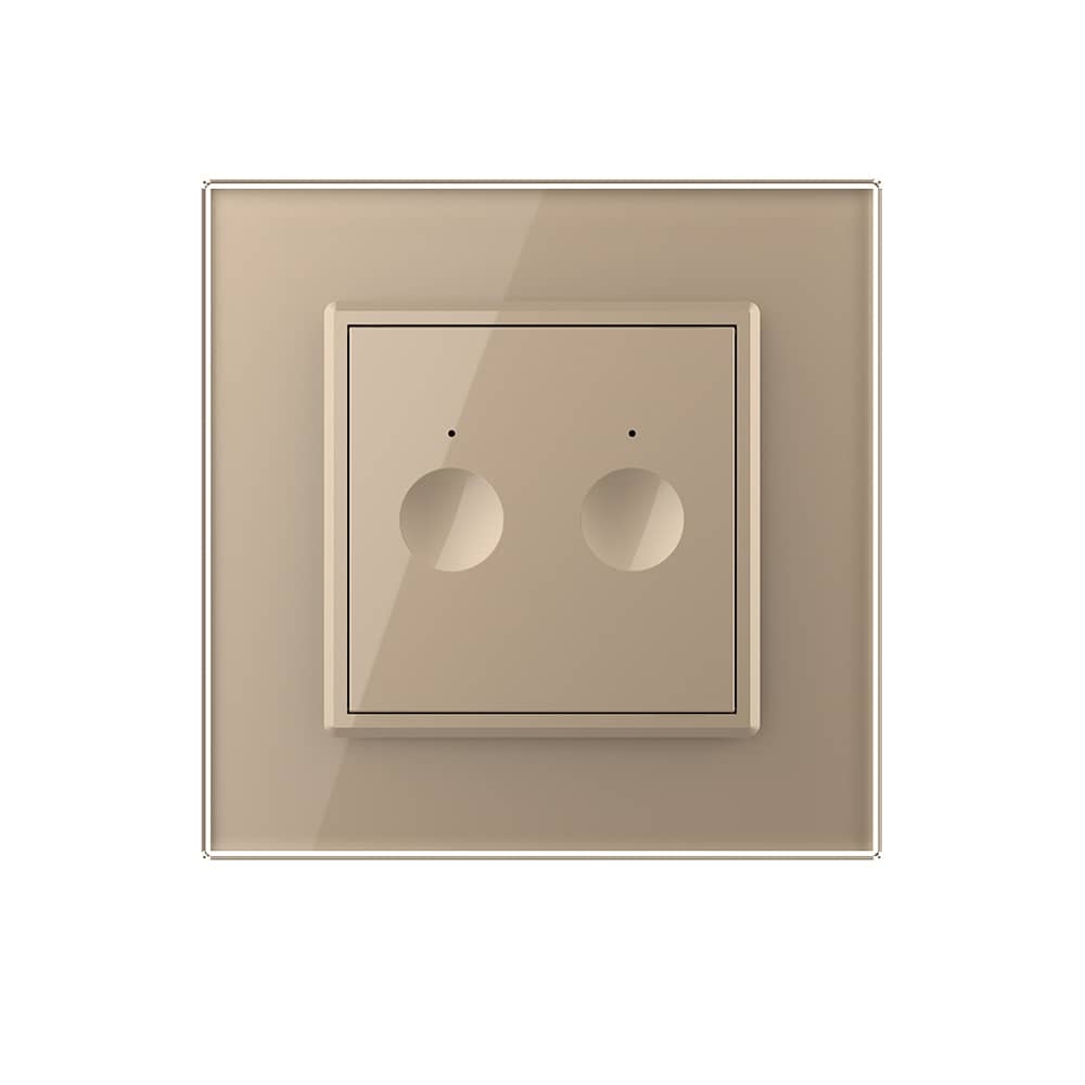 Intrerupator Draperie cu Touch LIVOLO cu Rama din Sticla, Protocol ZigBee — imaginea 2