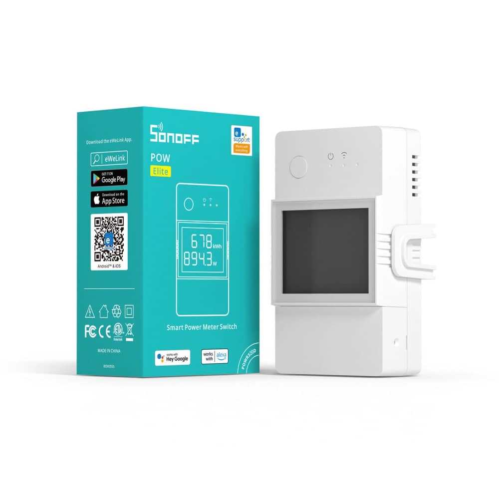 Releu inteligent Wi-Fi Sonoff POW Elite R3, Monitorizare, Control aplicatie, 20A — imaginea 4