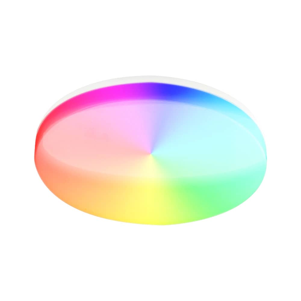 Plafoniera inteligenta LED RGB Tellur, Control vocal, 24W, Wi-Fi, Forma rotunda, 33 cm — imaginea 3