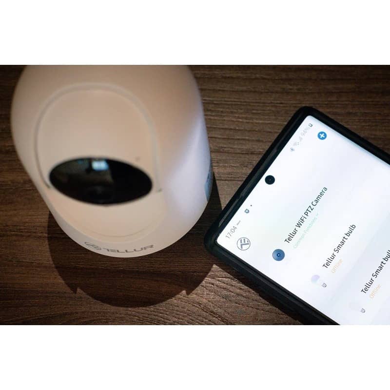Camera inteligenta interior Tellur, 3MP, Ultra HD, Night Vision, Senzor PIR, PTZ — imaginea 5