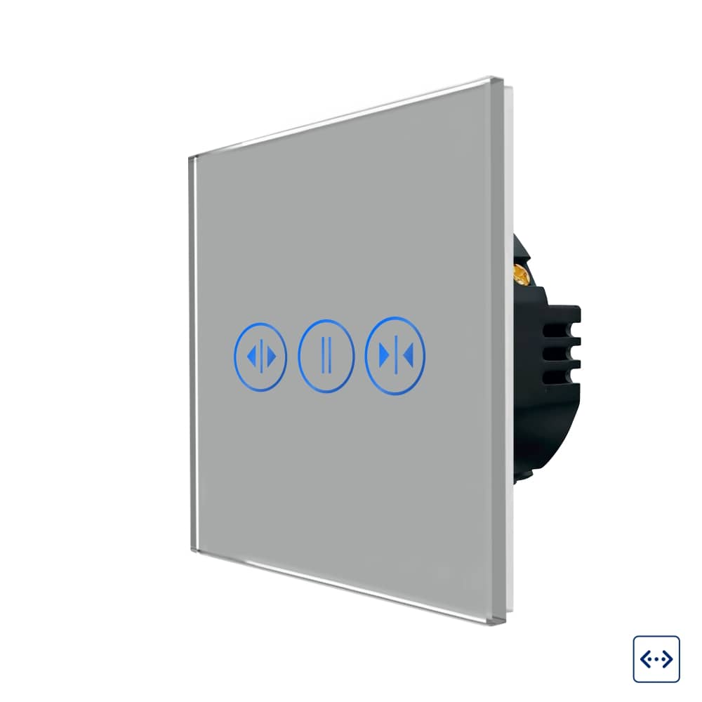 Intrerupator Wi-Fi Draperie cu Touch din Sticla LUXION