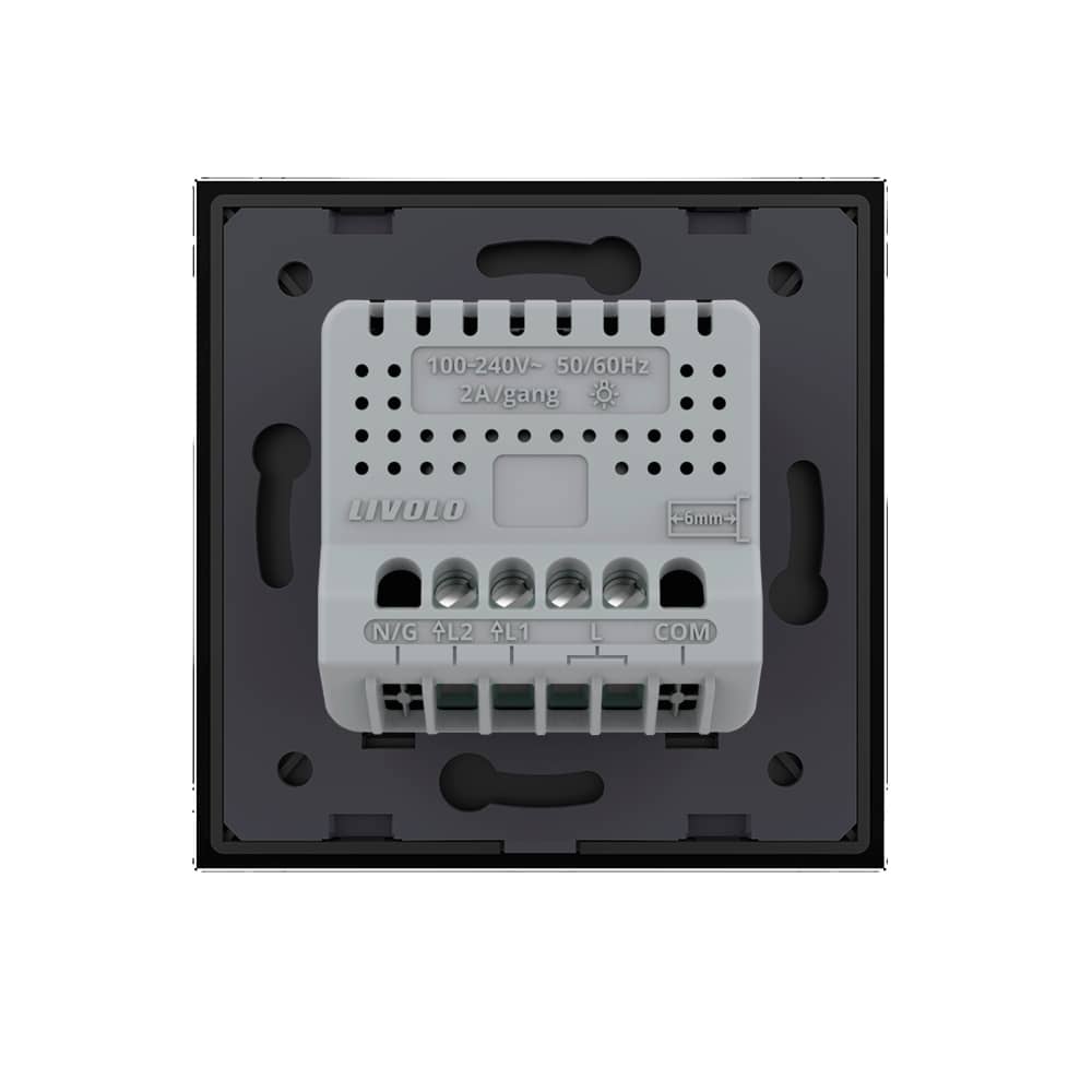 Intrerupator Dublu cu Variator LIVOLO cu Touch Din Sticla - Serie Noua — imaginea 4