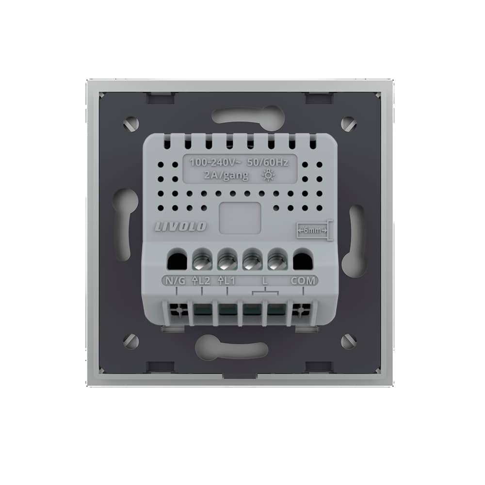 Intrerupator Dublu cu Variator LIVOLO cu Touch Din Sticla - Serie Noua — imaginea 4