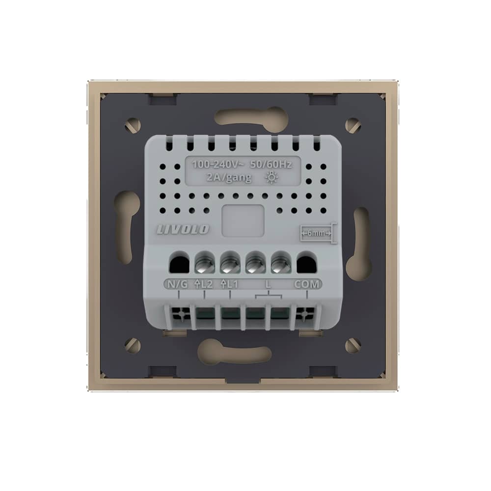 Intrerupator Dublu cu Variator LIVOLO cu Touch Din Sticla - Serie Noua — imaginea 4