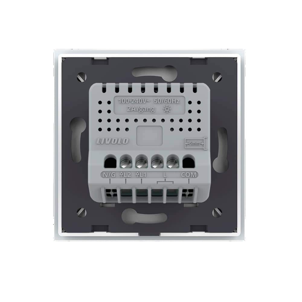 Intrerupator Dublu cu Variator LIVOLO cu Touch Din Sticla - Serie Noua — imaginea 4