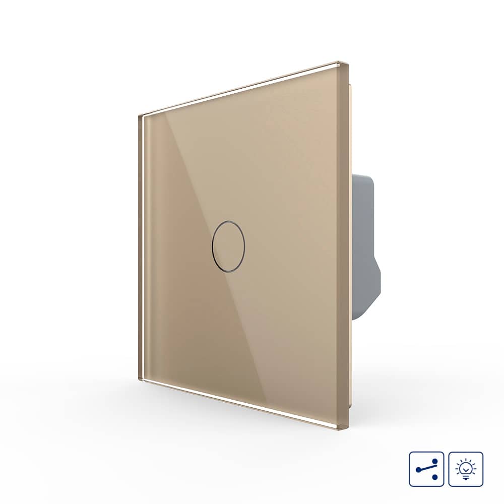 Intrerupator Simplu Cap Scara, Dimmer cu Touch LIVOLO - Serie Noua
