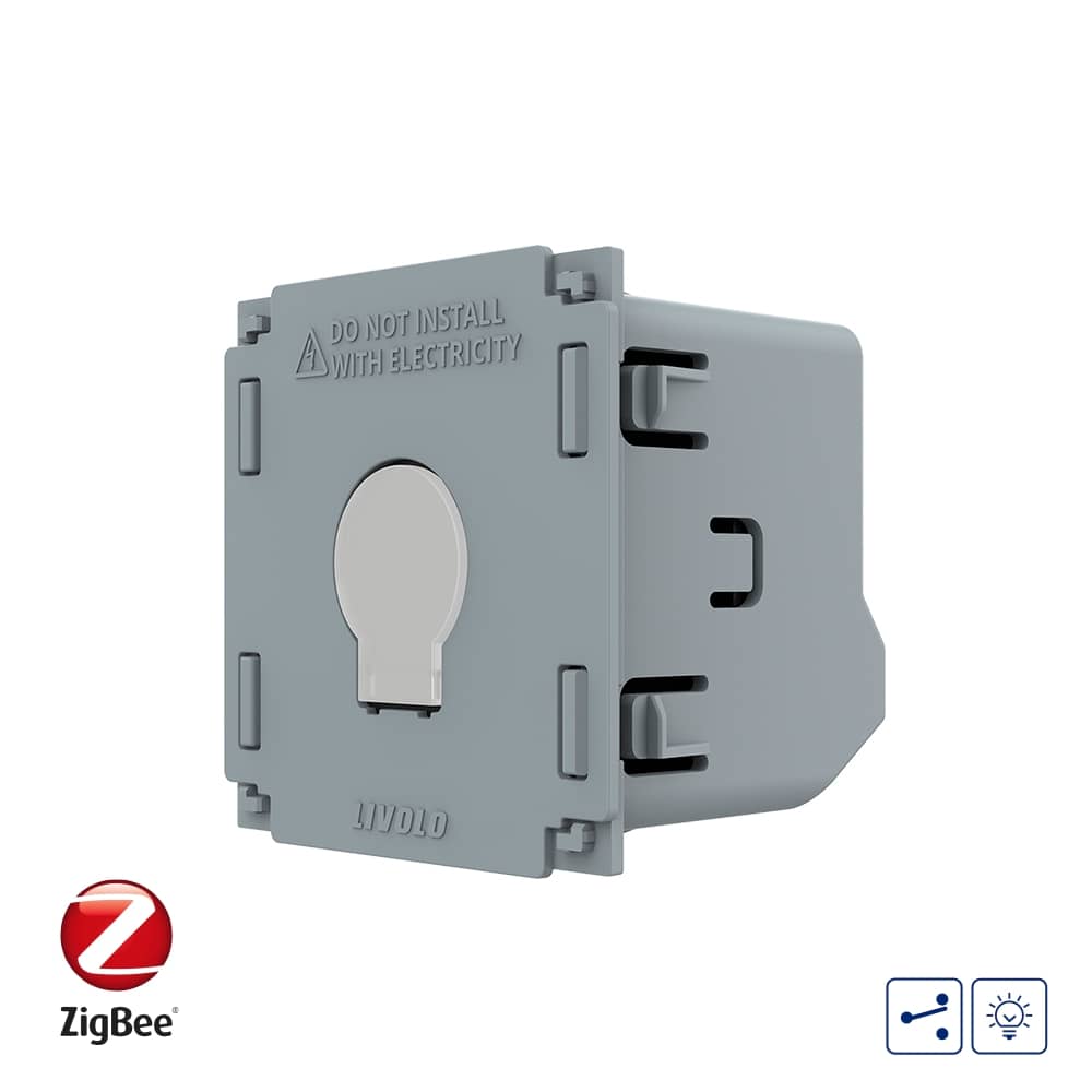Modul Intrerupator Simplu Cap Scara, Dimmer, Zigbee cu Touch LIVOLO - Serie Noua — imaginea 1