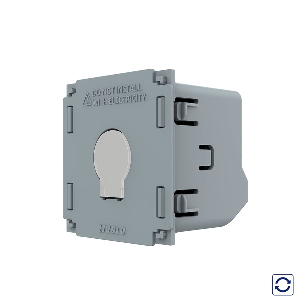 Modul Intrerupator Simplu cu Revenire, Contact Uscat cu Touch LIVOLO - Serie Noua