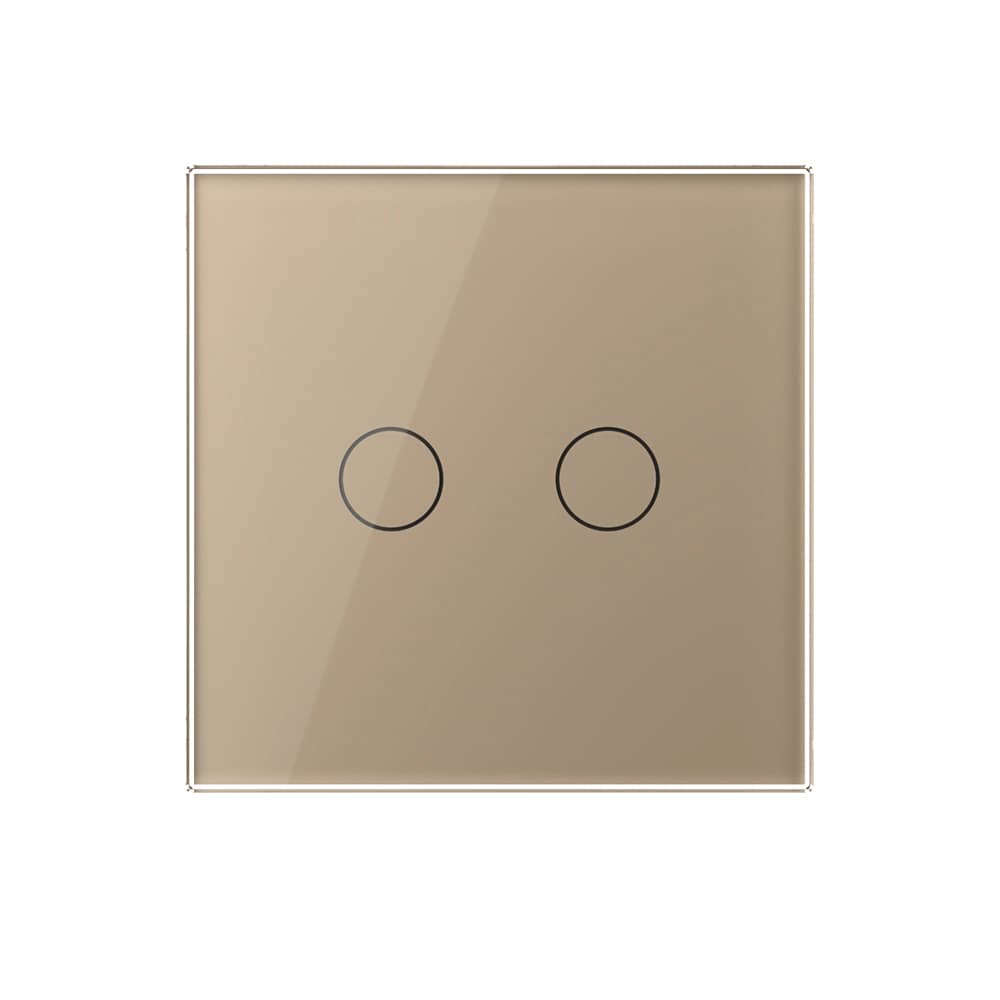Intrerupator Dublu cu Revenire, Contact Uscat cu Touch LIVOLO - Serie Noua — imaginea 2