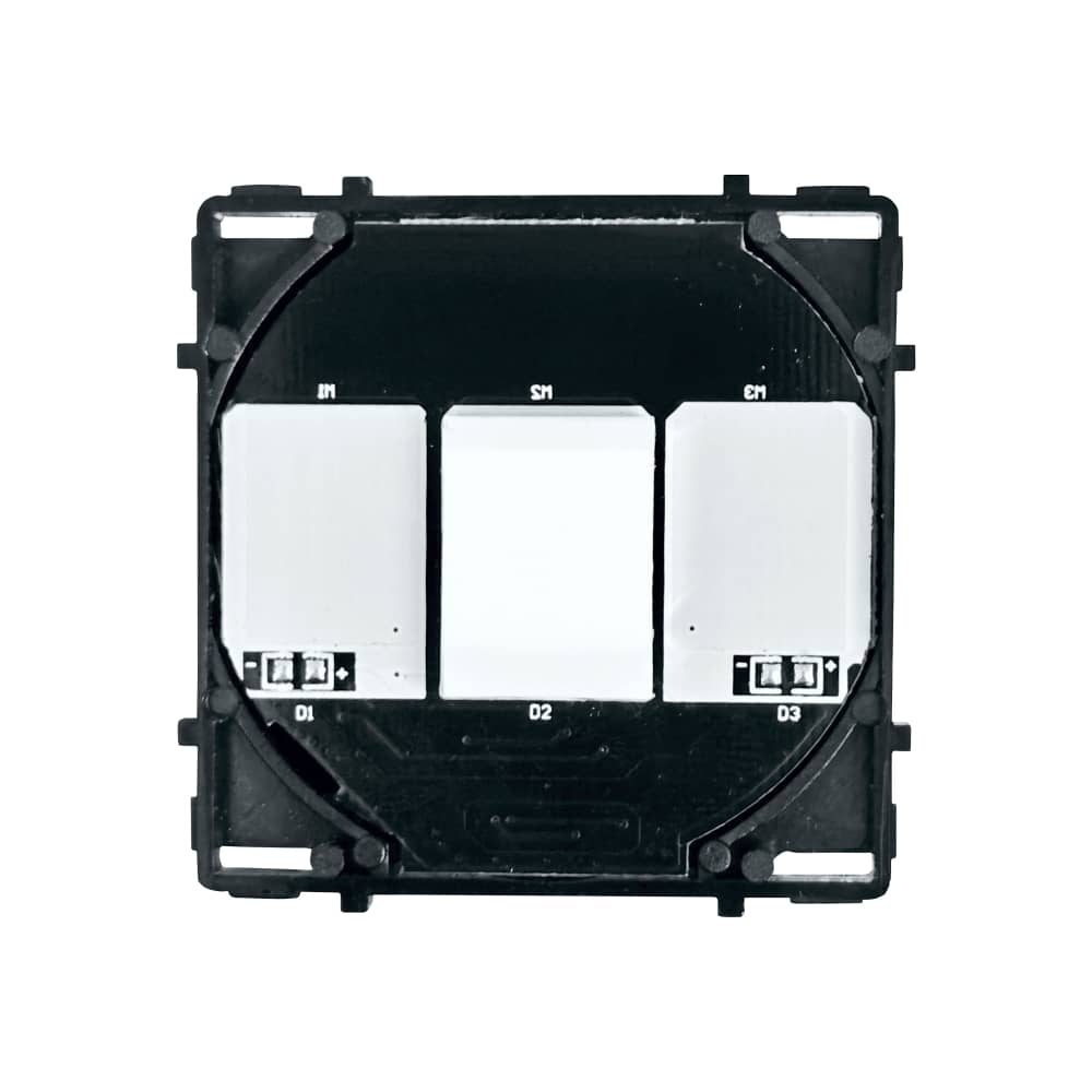 Modul Intrerupator Simplu cu Variator, Cap Scara/Cruce cu Touch LUXION — imaginea 2