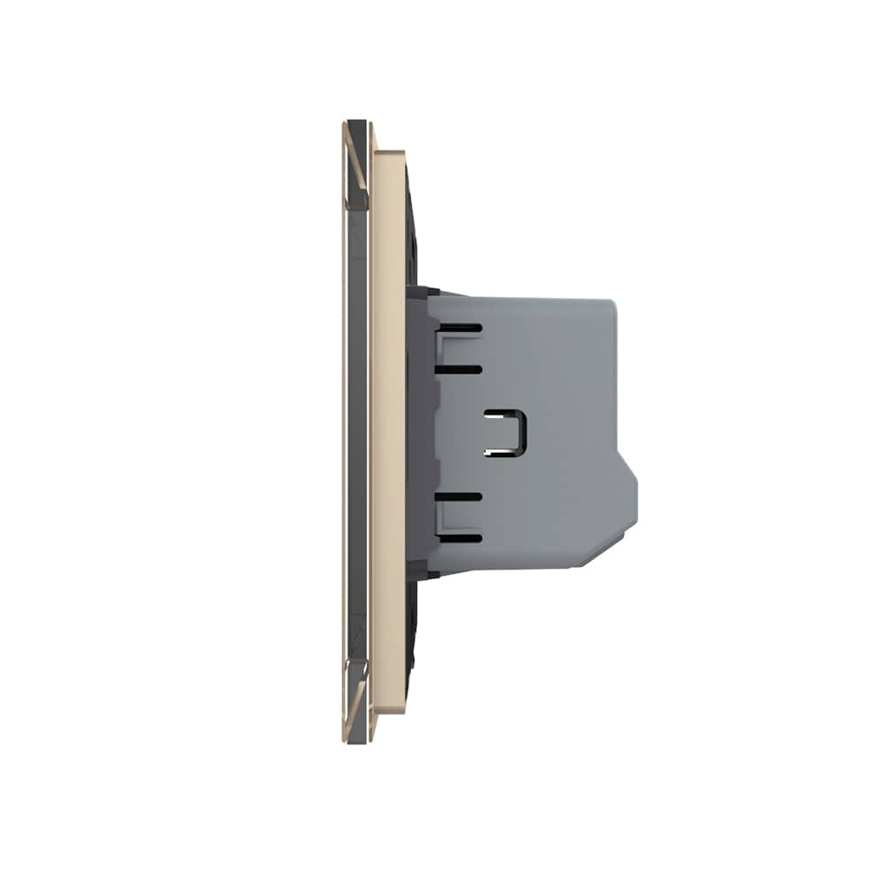 Intrerupator Dublu cu Revenire, Contact Uscat cu Touch LIVOLO - Serie Noua — imaginea 3