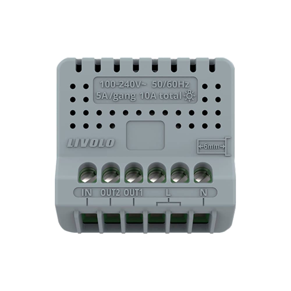 Modul Intrerupator Simplu cu Revenire, Contact Uscat cu Touch LIVOLO - Serie Noua — imaginea 4