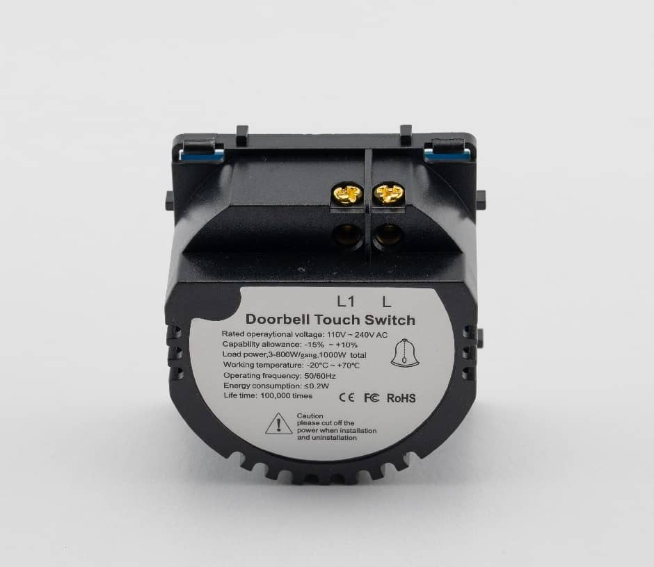 Modul Buton Sonerie cu Touch, cu Revenire LUXION — imaginea 8