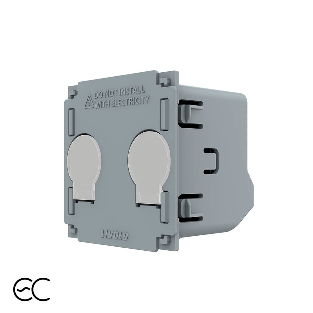 Modul Intrerupator Dublu cu Touch LIVOLO - Protocol ZigBee EC