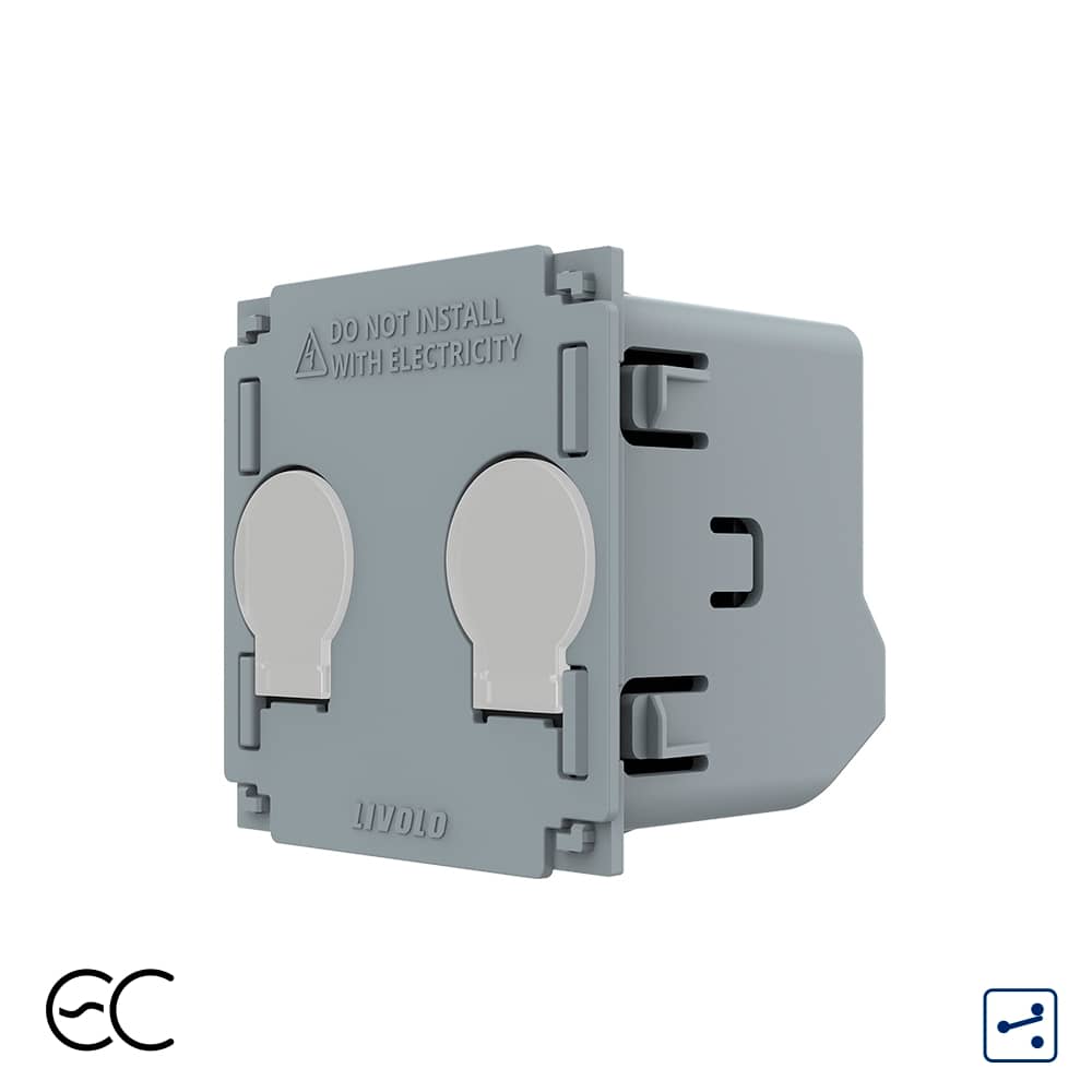 Modul Intrerupator Dublu Cap Scara / Cruce cu Touch LIVOLO - Protocol ZigBee EC