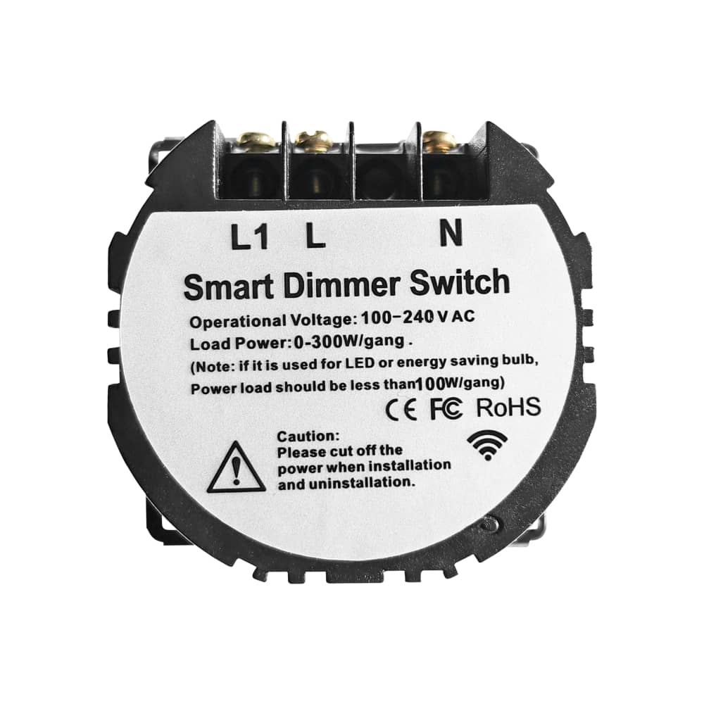 Modul Intrerupator Simplu cu Variator + RF433 cu Touch LUXION — imaginea 4