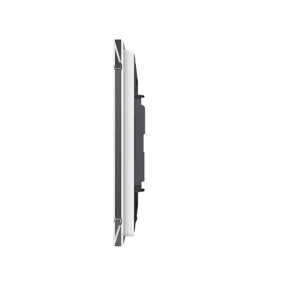 Panou Intrerupator Dublu cu Touch LIVOLO Din Sticla, Standard Italian — imaginea 3