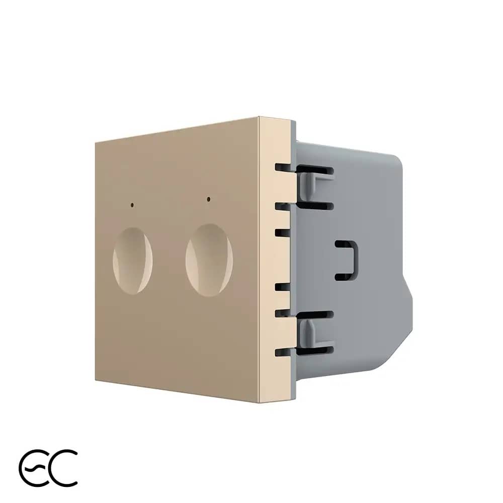Modul Intrerupator Dublu cu Protocol Zigbee EC si Touch LIVOLO