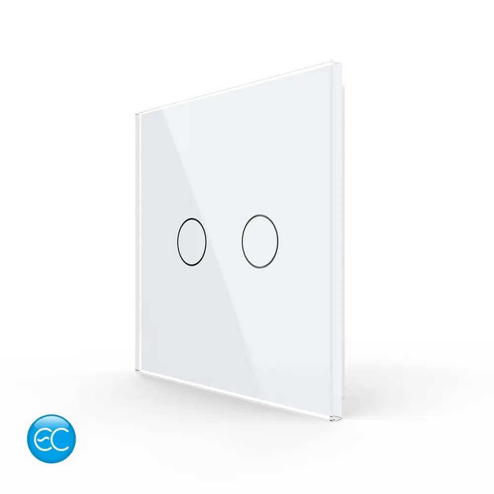 Telecomanda EC Tip Panou Dublu cu Touch LIVOLO din Sticla Securizata