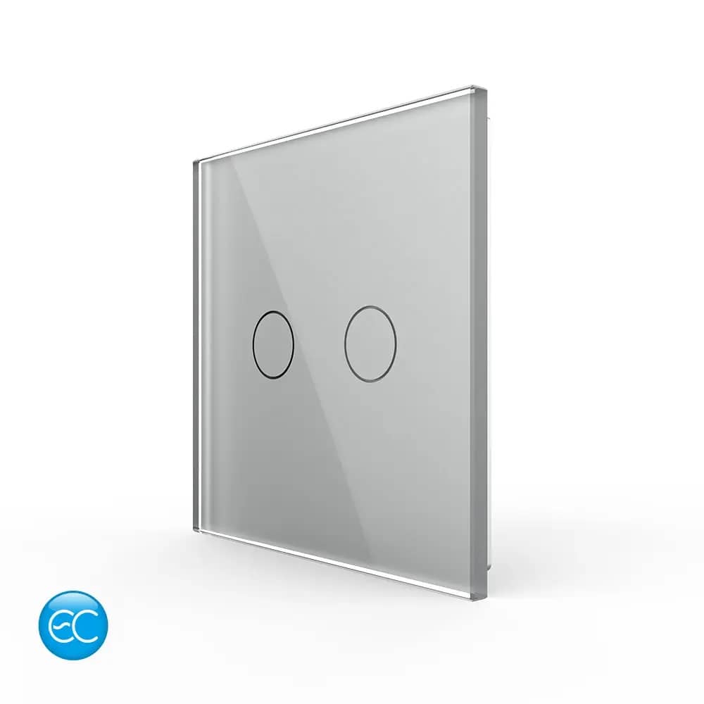 Telecomanda EC Tip Panou Dublu cu Touch LIVOLO din Sticla Securizata